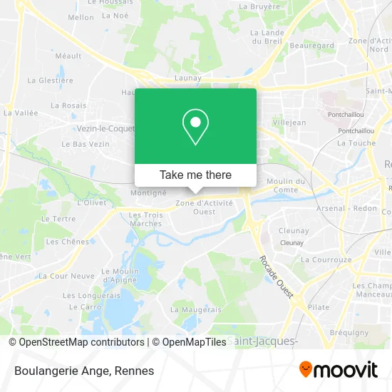 Boulangerie Ange map