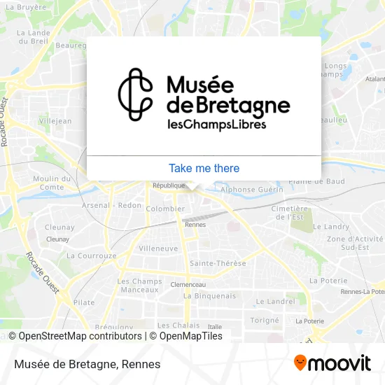 Musée de Bretagne map