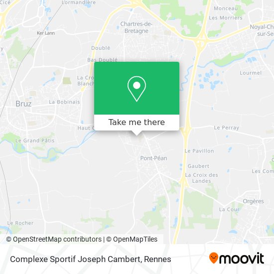 Complexe Sportif Joseph Cambert map