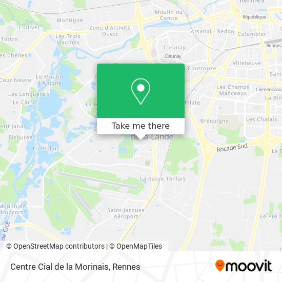 Centre Cial de la Morinais map
