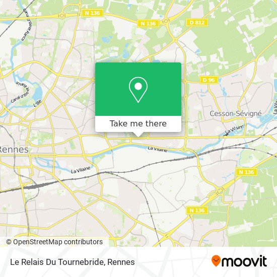 Le Relais Du Tournebride map