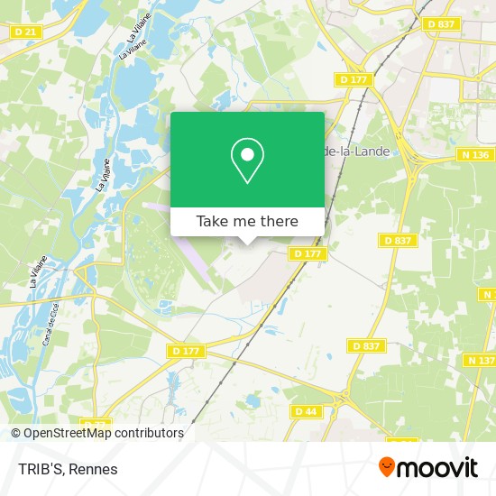 Mapa TRIB'S