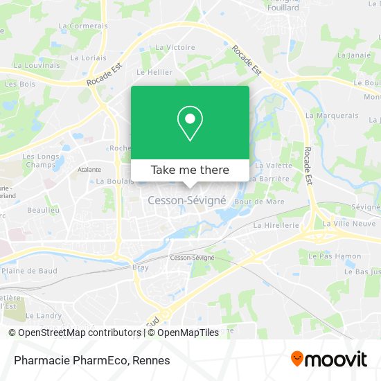 Pharmacie PharmEco map