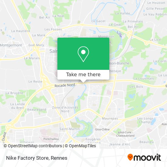 How to get to Nike Factory Store in 