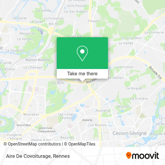 Aire De Covoiturage map