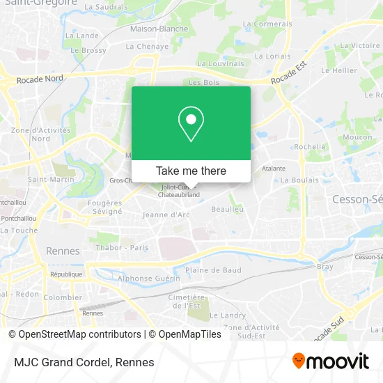 MJC Grand Cordel map
