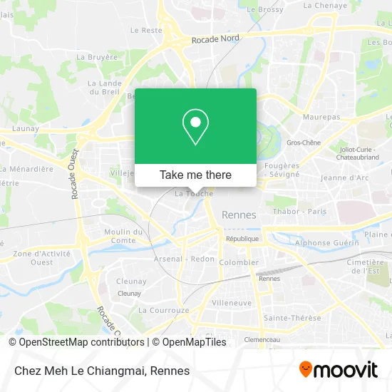 Chez Meh Le Chiangmai map