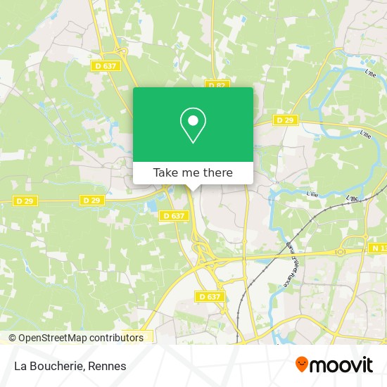 Mapa La Boucherie