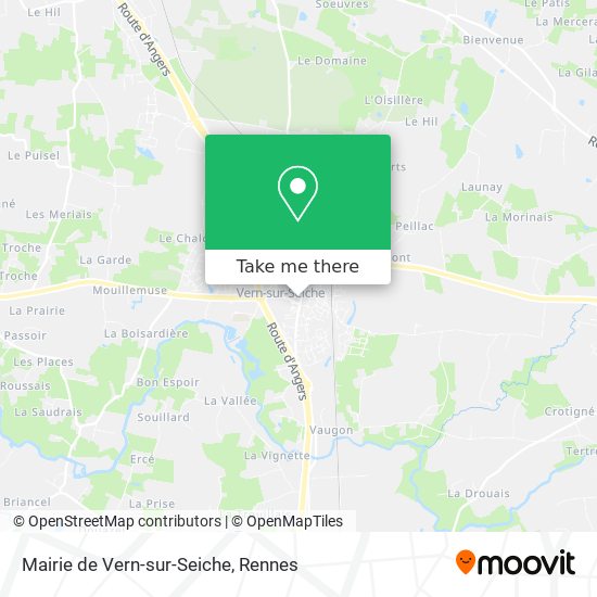 Mairie de Vern-sur-Seiche map