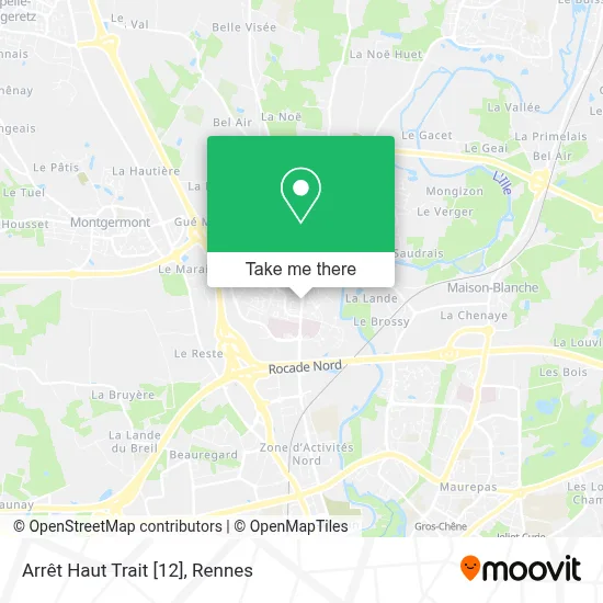 Arrêt Haut Trait [12] map