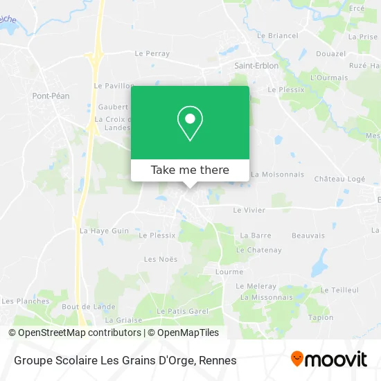 Groupe Scolaire Les Grains D'Orge map