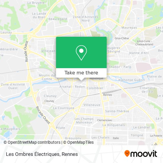 Les Ombres Électriques map