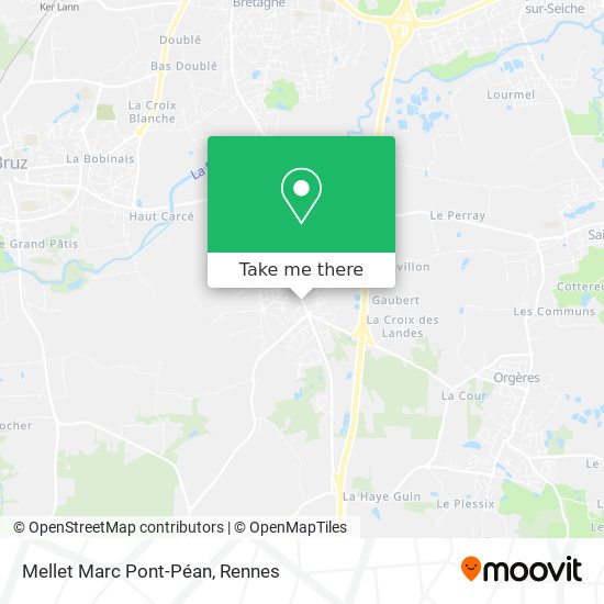Mellet Marc Pont-Péan map
