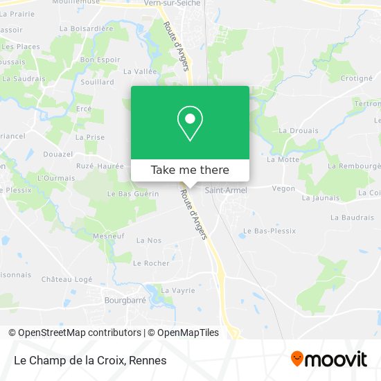 Le Champ de la Croix map