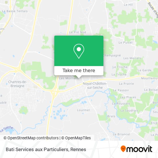 Bati Services aux Particuliers map