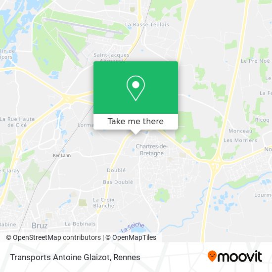 Transports Antoine Glaizot map