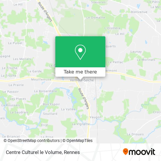 Centre Culturel le Volume map