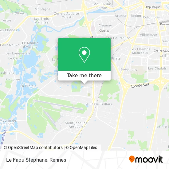 Le Faou Stephane map