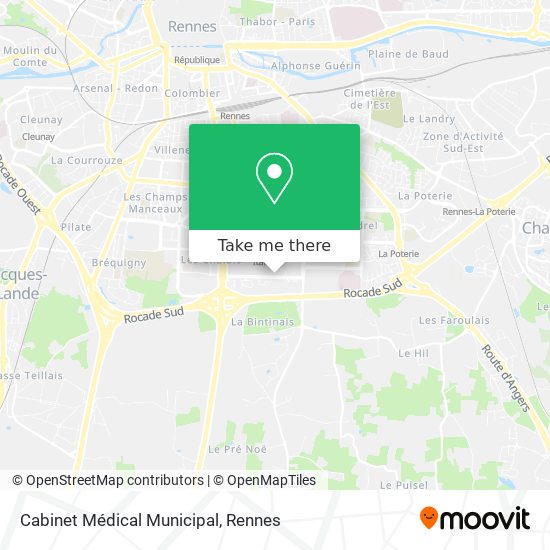 Cabinet Médical Municipal map