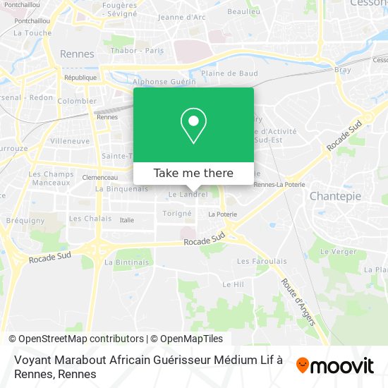 Voyant Marabout Africain Guérisseur Médium Lif à Rennes map