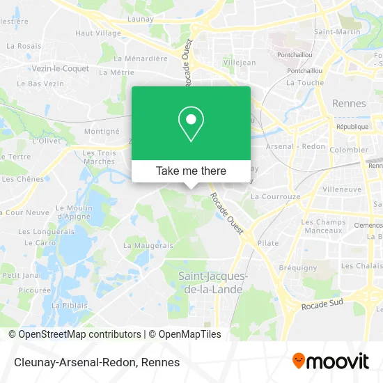 Cleunay-Arsenal-Redon map