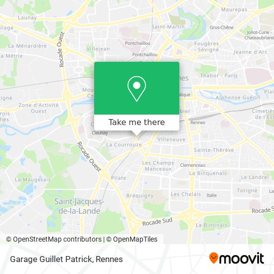 Garage Guillet Patrick map
