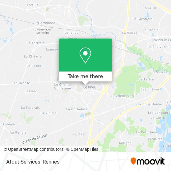 Atout Services map