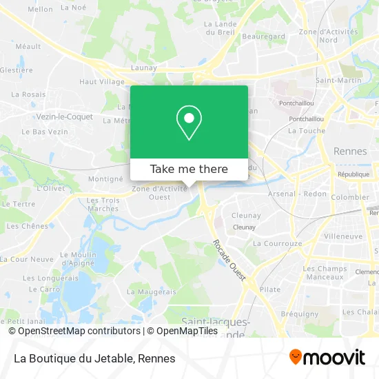 La Boutique du Jetable map