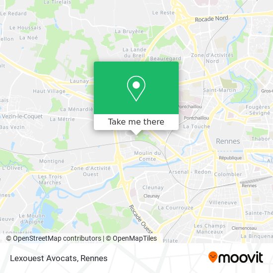 Lexouest Avocats map