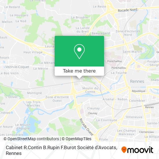 Mapa Cabinet R.Contin B.Rupin F.Burot Société d'Avocats