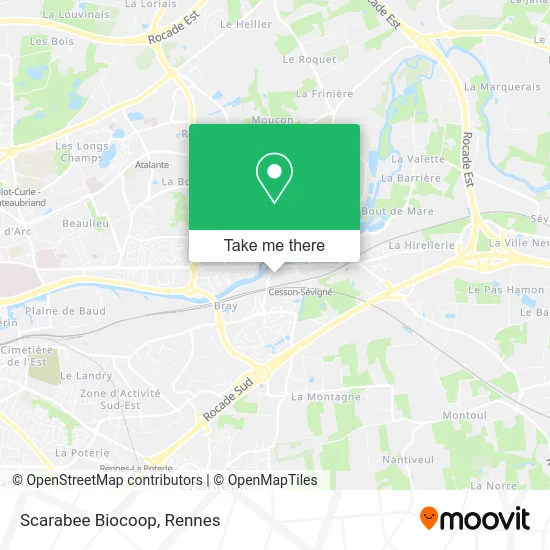 Scarabee Biocoop map