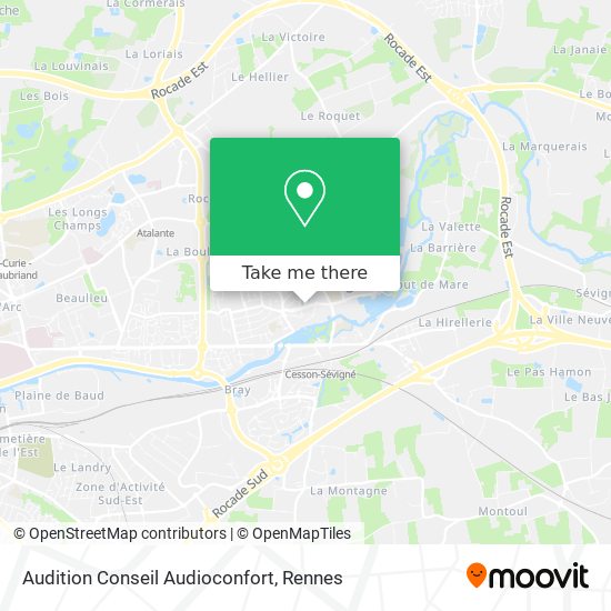 Audition Conseil Audioconfort map