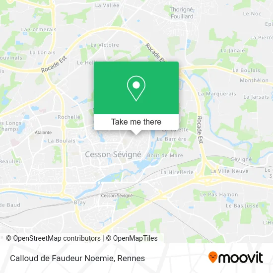 Calloud de Faudeur Noemie map