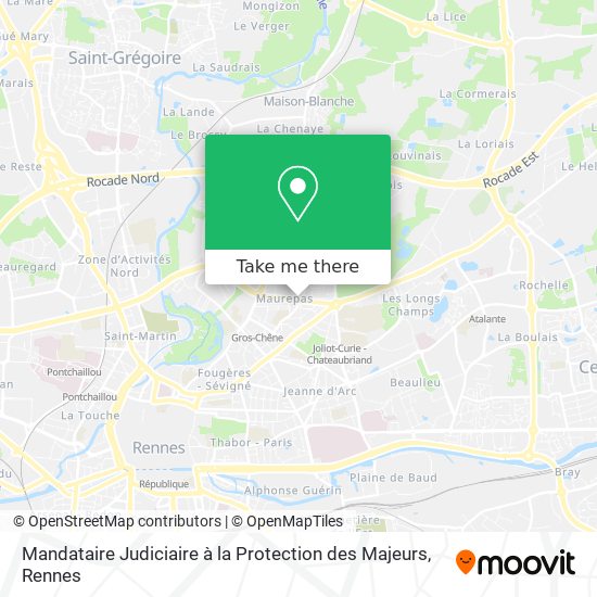 Mandataire Judiciaire à la Protection des Majeurs map