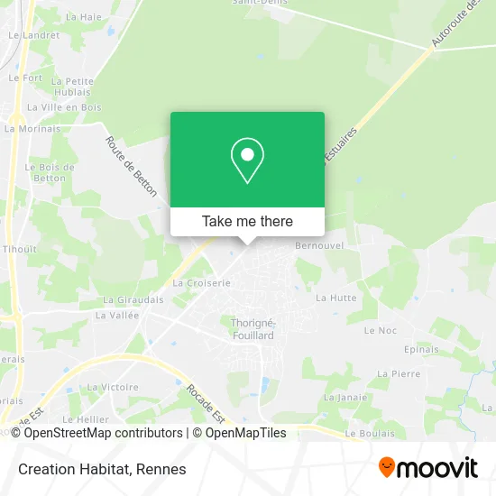 Creation Habitat map