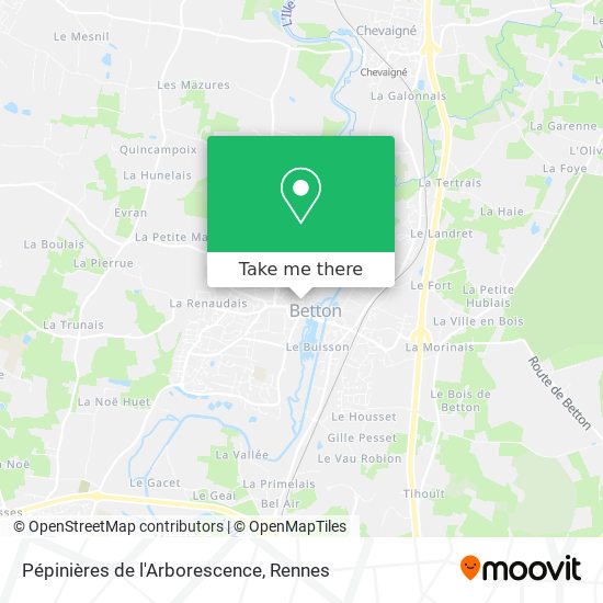 Pépinières de l'Arborescence map