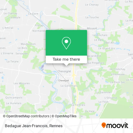 Bedague Jean-Francois map