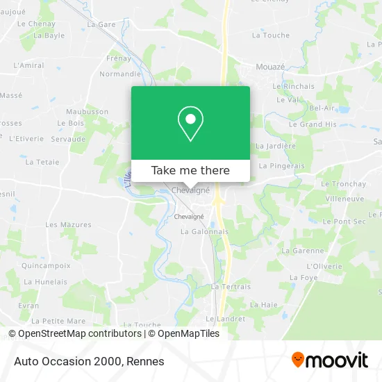 Auto Occasion 2000 map