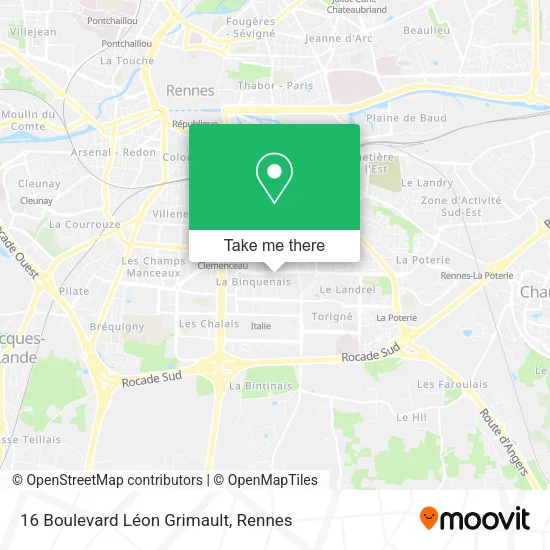 16 Boulevard Léon Grimault map