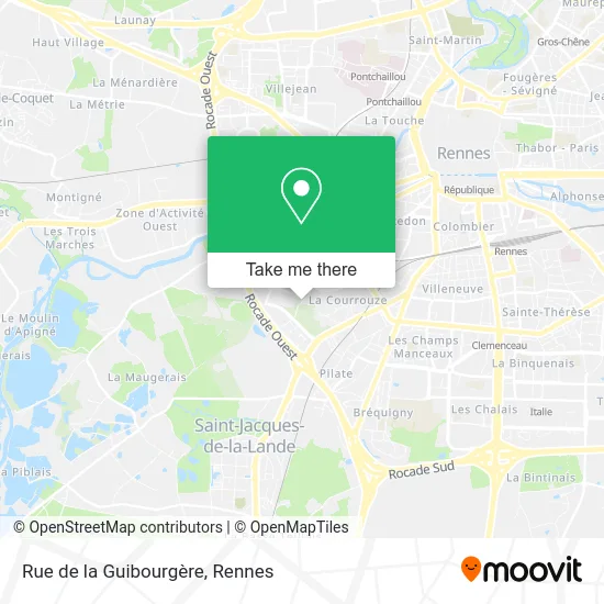 Rue de la Guibourgère map