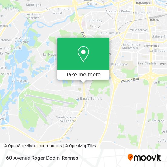 60 Avenue Roger Dodin map