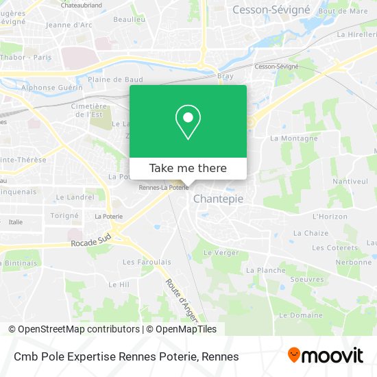 Cmb Pole Expertise Rennes Poterie map