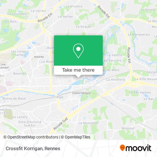 Crossfit Korrigan map