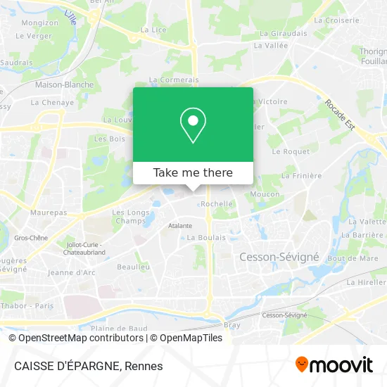 CAISSE D'ÉPARGNE map