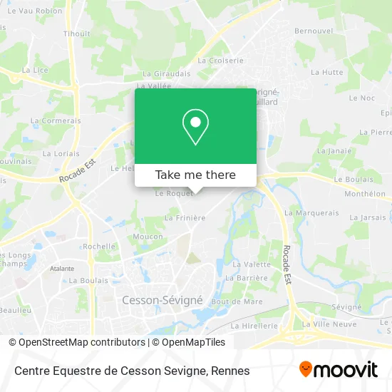 Centre Equestre de Cesson Sevigne map