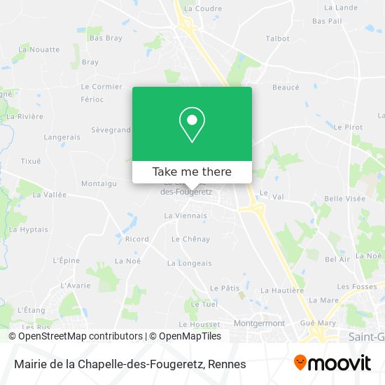 Mapa Mairie de la Chapelle-des-Fougeretz