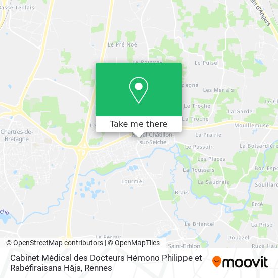 Cabinet Médical des Docteurs Hémono Philippe et Rabéfiraisana Hâja map