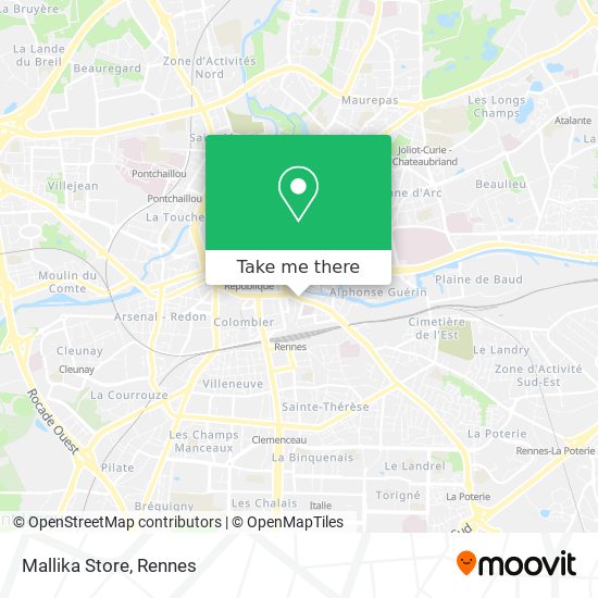 Mallika Store map