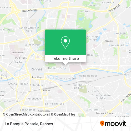 La Banque Postale map