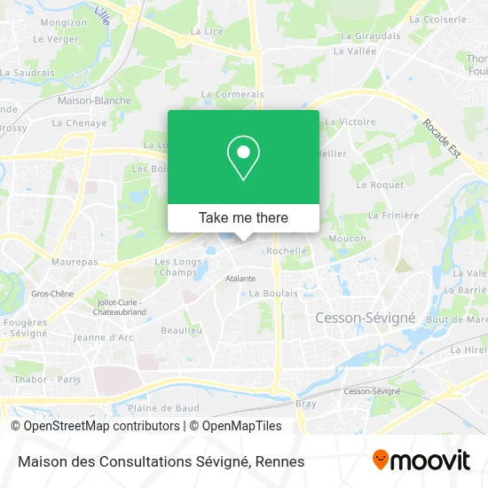Maison des Consultations Sévigné map